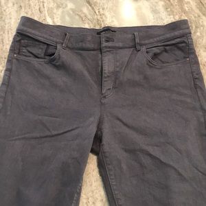 Ann Taylor size 12 Tall Charcoal Jeans